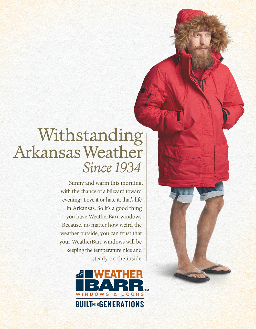 Weather Barr Advertising Design